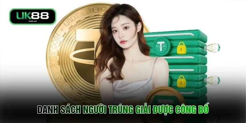 Khuyến Mãi UK88 2 Danh sách người trúng giải được công bố